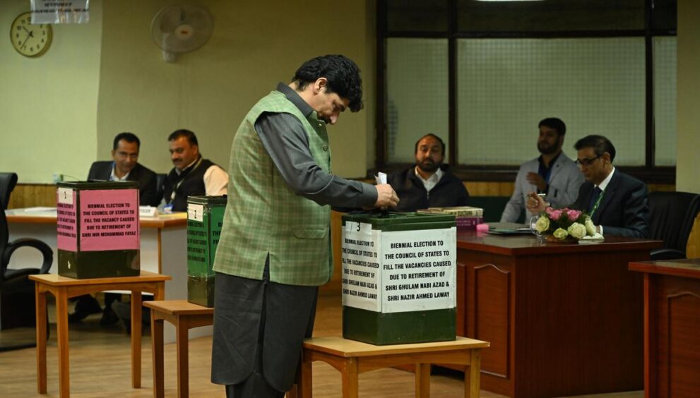 with-nc-pitted-against-bjp,-voting-for-four-rajya-sabha-starts-in-srinagar