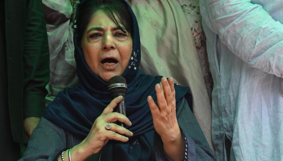 j&k-cm-omar-abdullah-betrayed-the-poor-by-opposing-land-rights-bill:-pdp-chief-mehbooba-mufti