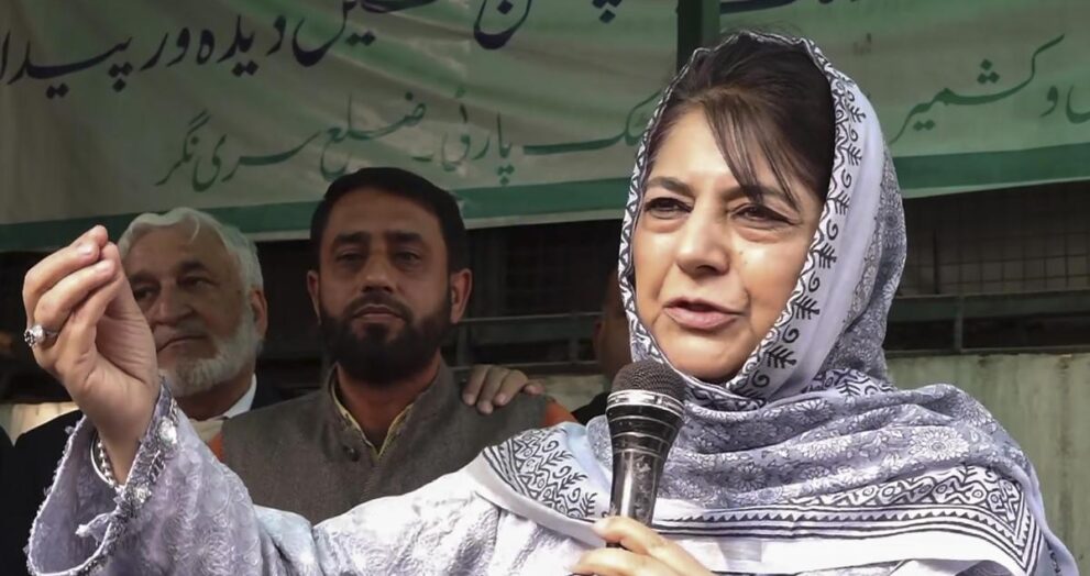 govt-promised-to-replace-stones-with-laptops,-but-kashmiri-youth-pushed-to-become-suicide-bomber:-mehbooba