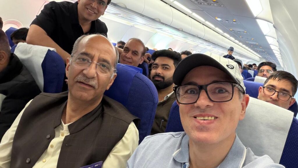 as-j&k-nears-ranji-trophy-win,-omar-heads-to-karnataka-to-cheer-for-the-home-team;-bjp-and-pdp-extend-support