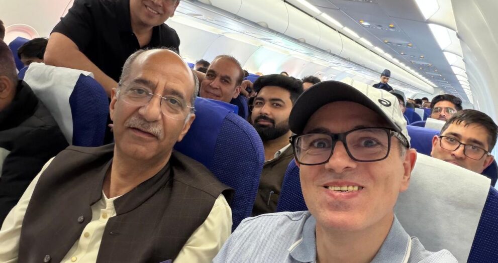 as-j&k-nears-ranji-trophy-win,-omar-heads-to-karnataka-to-cheer-for-the-home-team;-bjp-and-pdp-extend-support