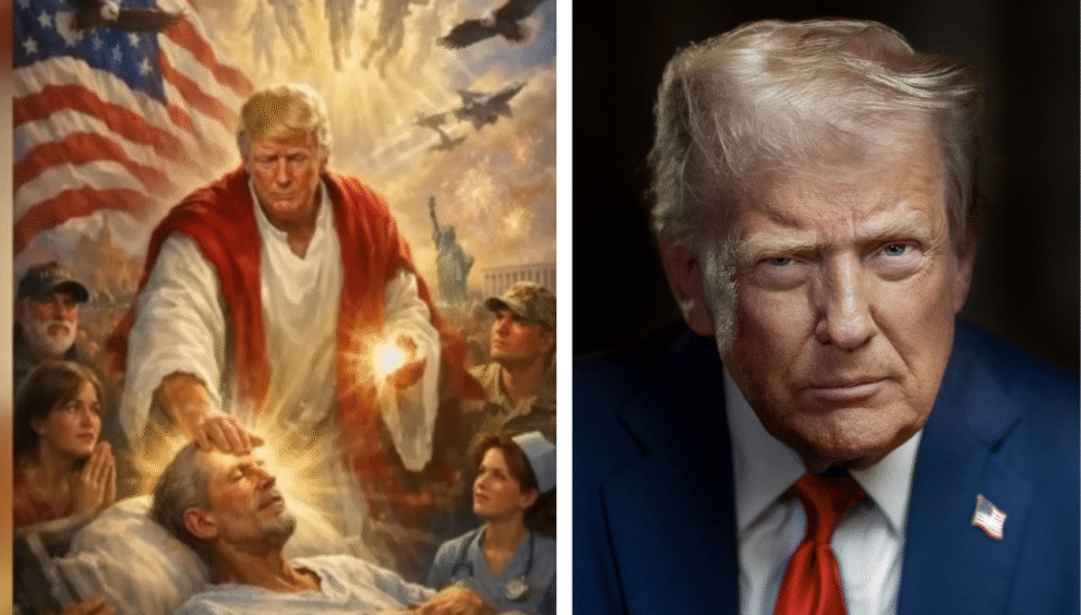 trump-deletes-‘jesus-like’-image-of-himself-after-backlash-from-church-leaders,-conservatives