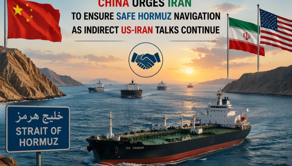 china-urges-iran-to-ensure-safe-hormuz-navigation-as-indirect-us-iran-talks-continue